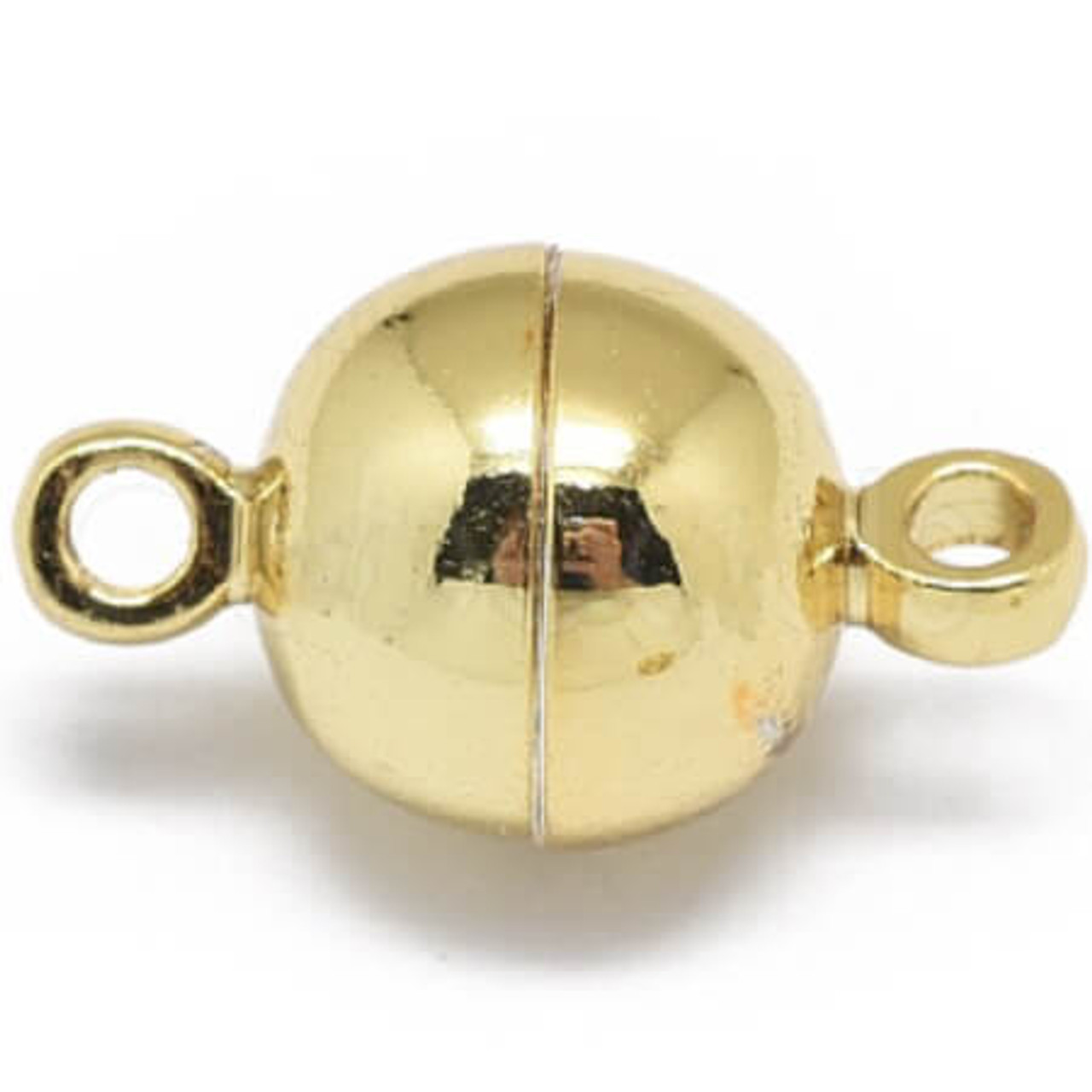 Gold plated magnetic Magnetic Clasps w/ Jump Ring & Clasp