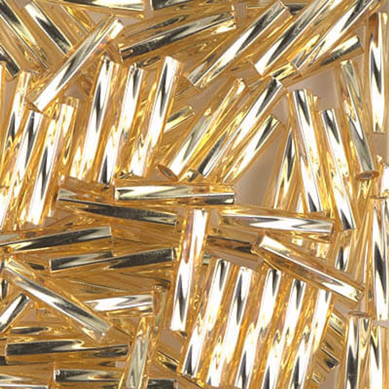 Miyuki Bugle Tube Beads, Cylinder Size #2 6x1.5mm, 17 Grams, Matte Metallic Dark Bronze