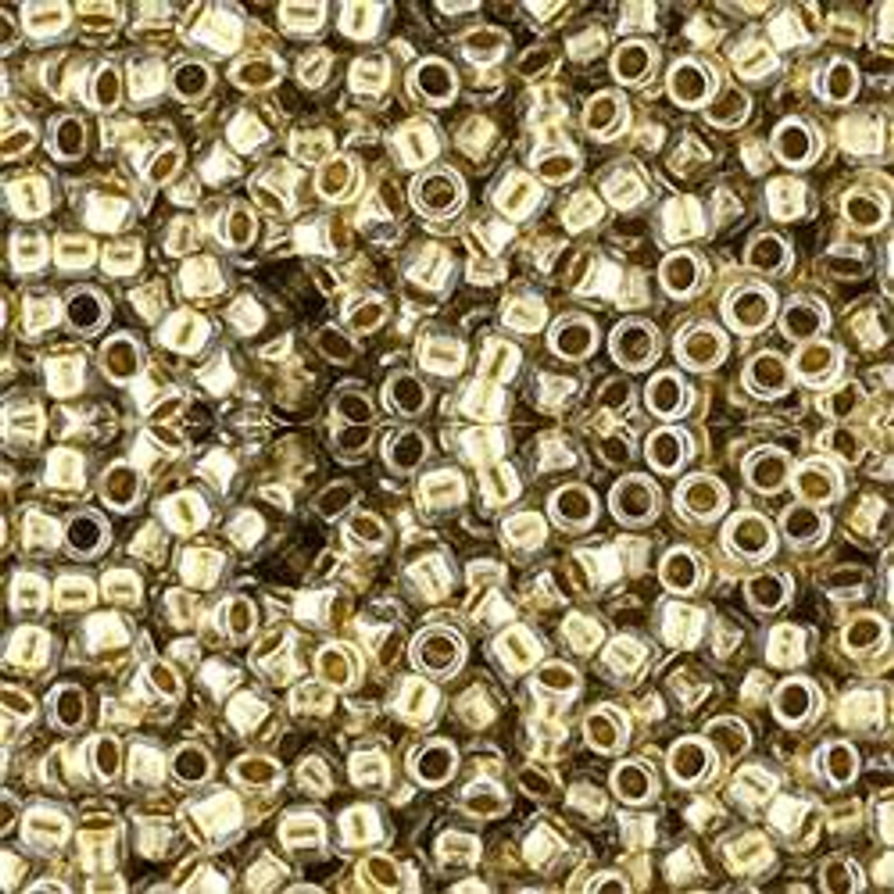 Toho Gold Lined Crystal Round 11/0 Seed Bead