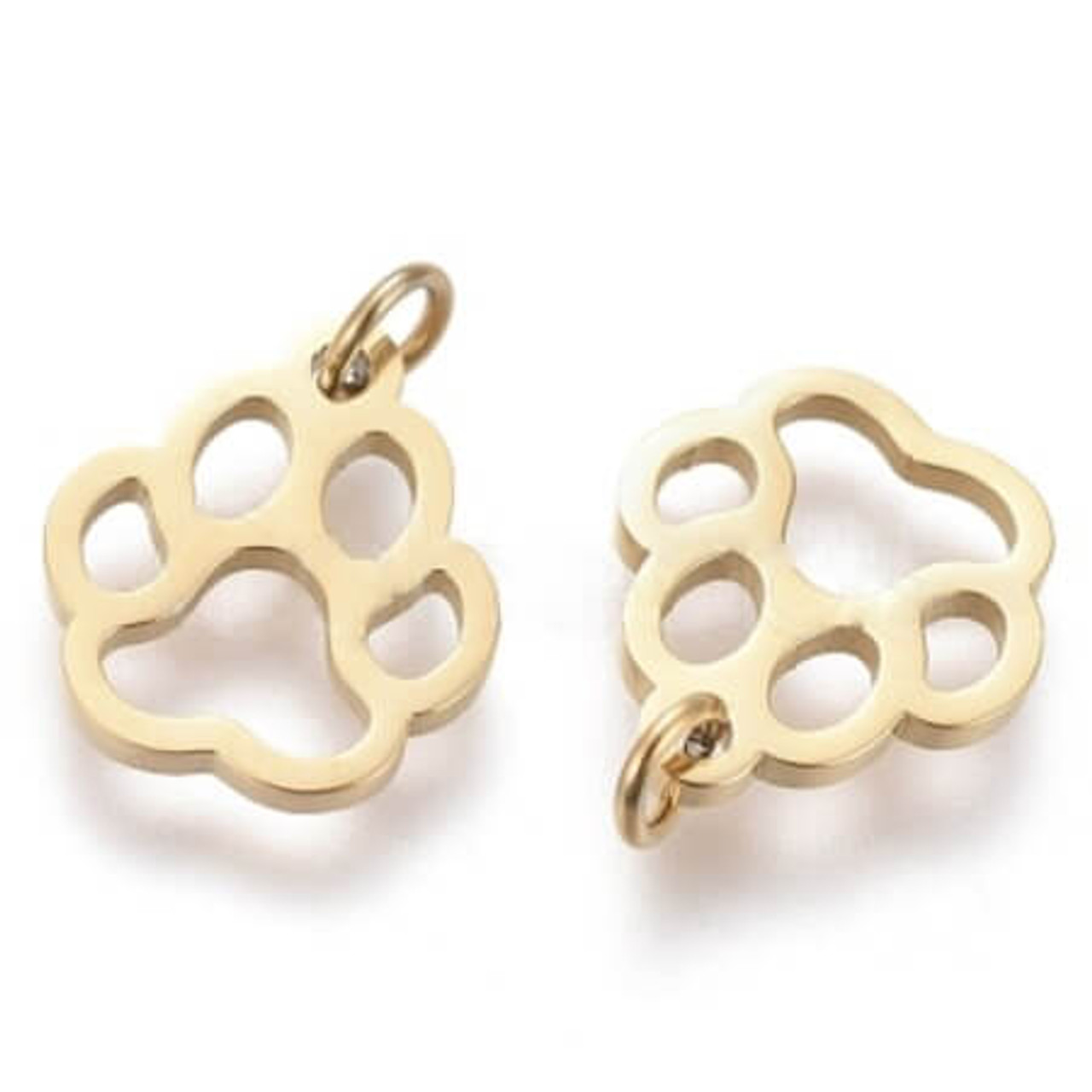 1.50Ct Heart Natural Moissanite Dog Paw Engagement Ring 18K Two Micron Rose  Gold | eBay