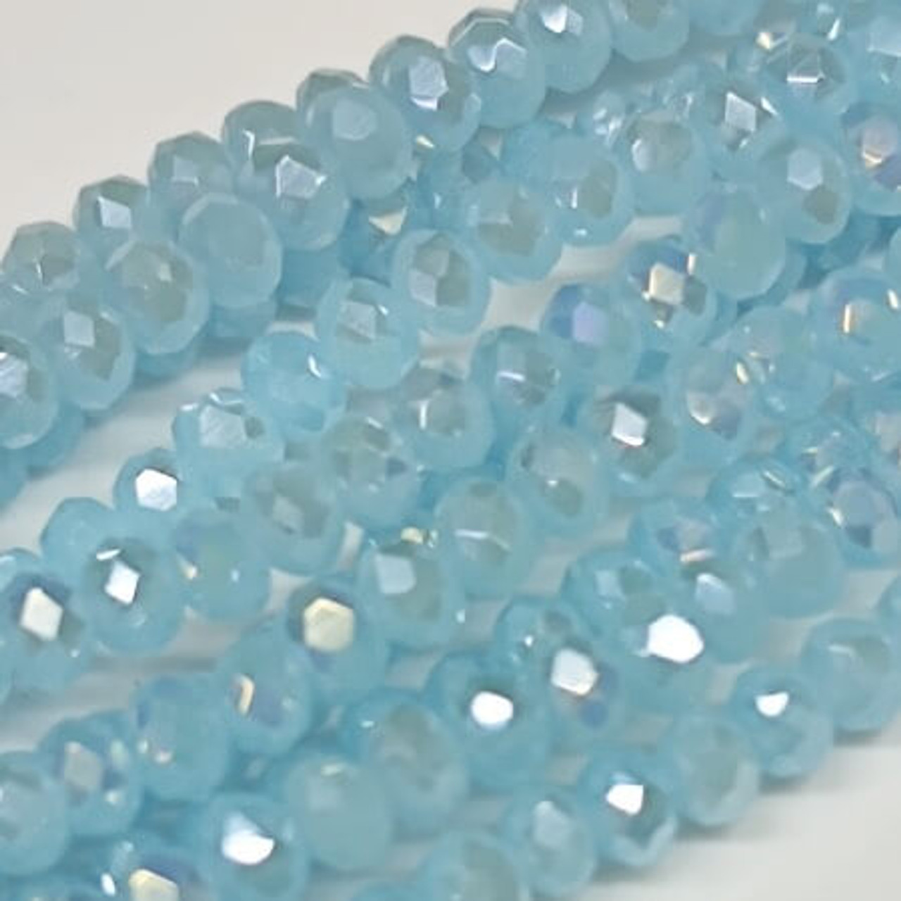 Faceted Chinese Crystal Spacer Bead - 3x2mm