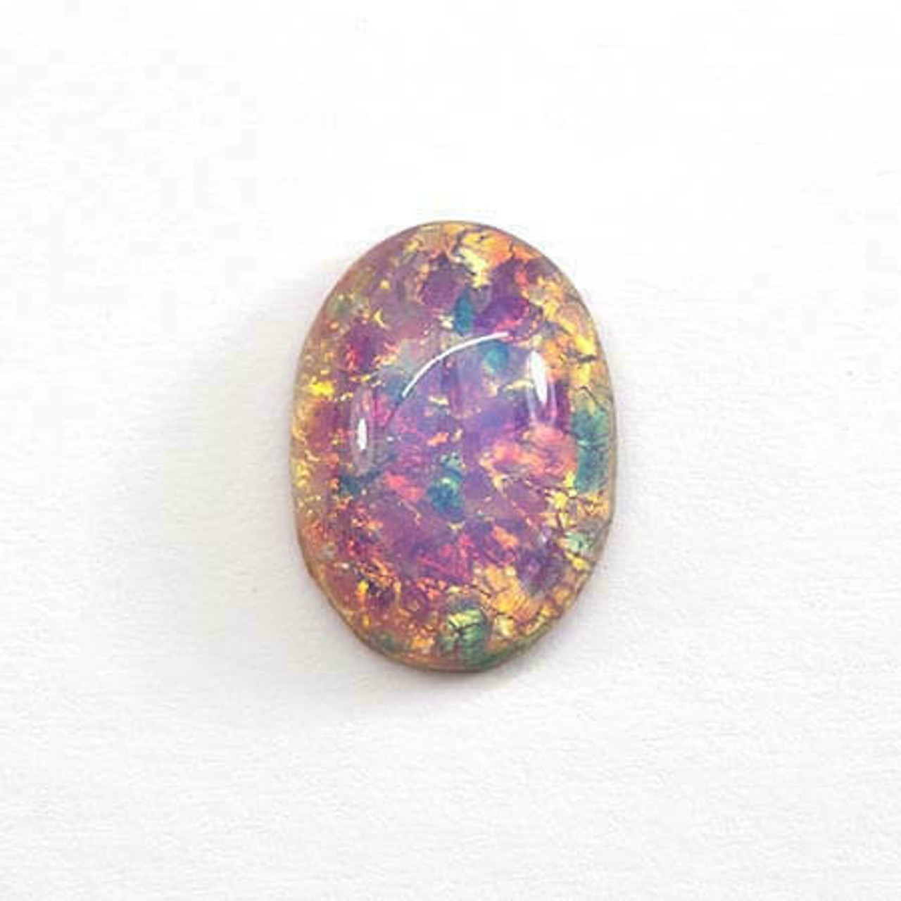 Opal Smooth Glass Cabochons