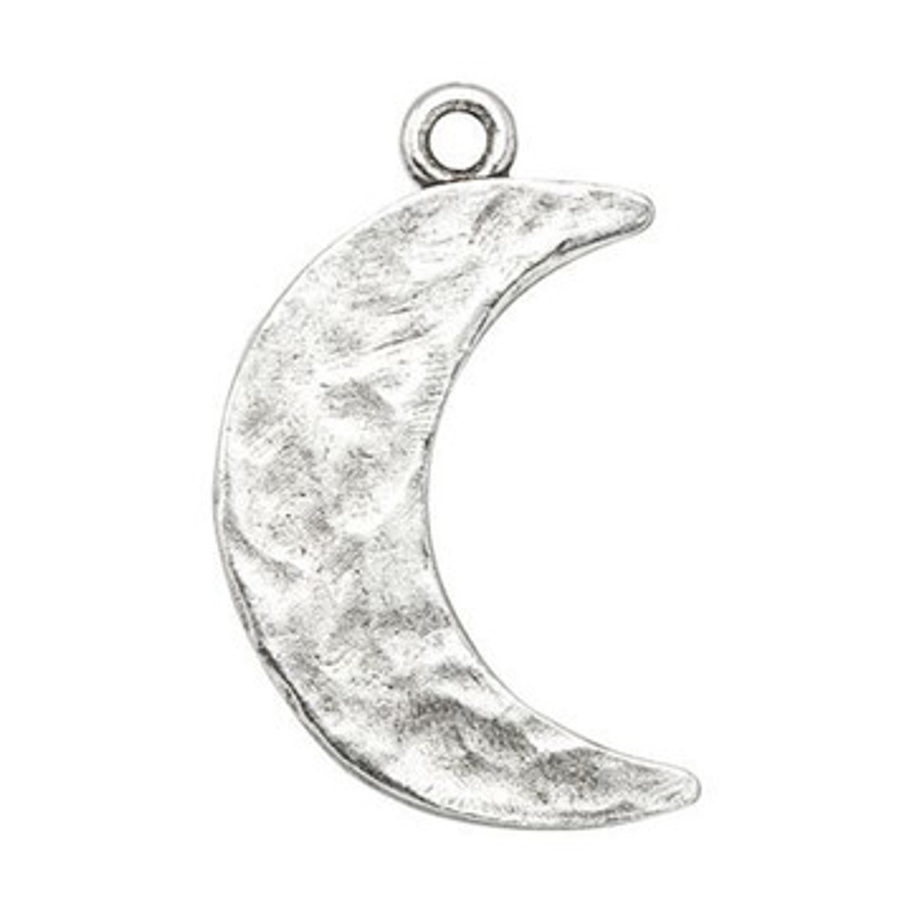 AVBeads Clip-On Charms Fairy Moon Charm Silver Metal Pagan Charm Clip