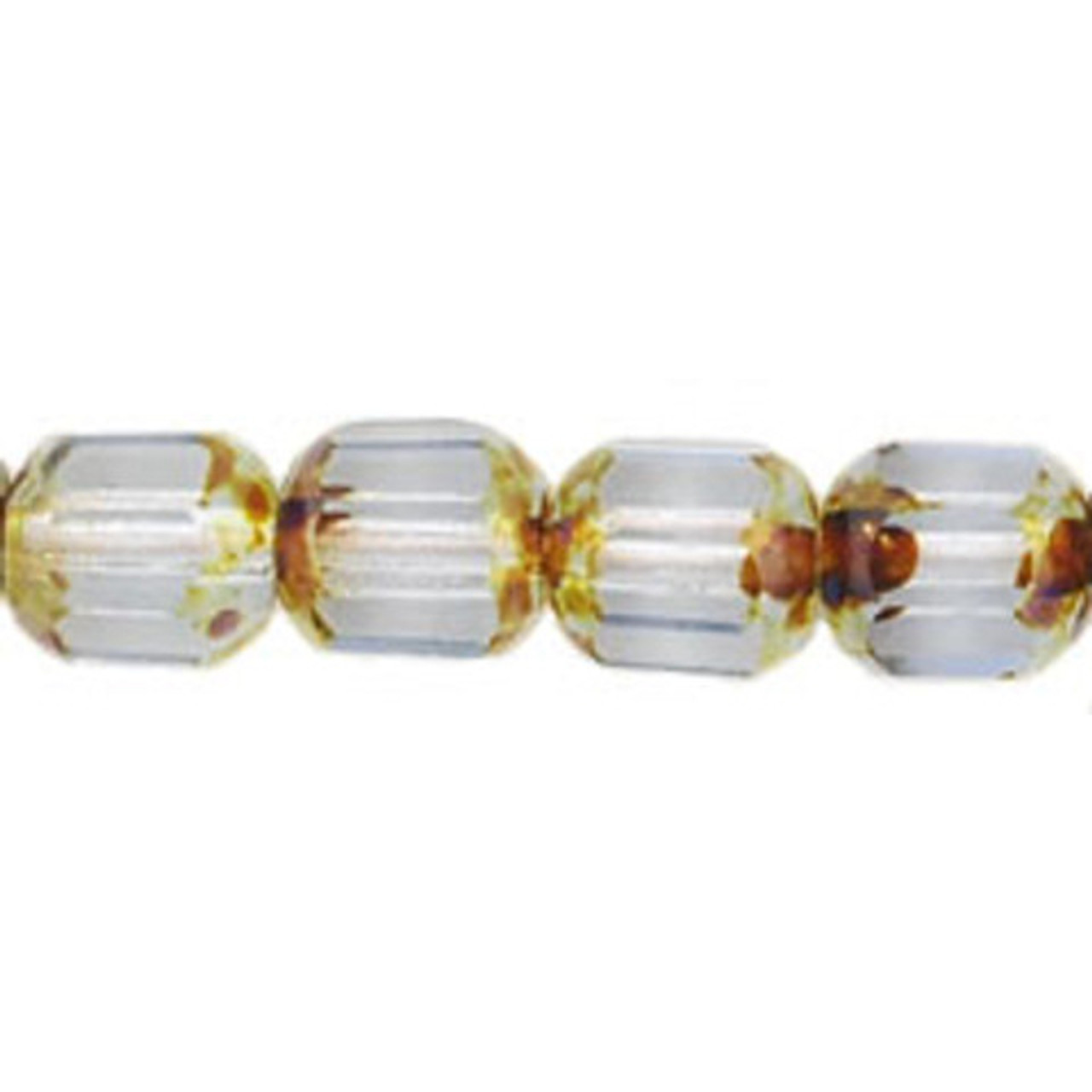 6mm Glass Beads Jewelry Making, Clear Glass Crystal Beads