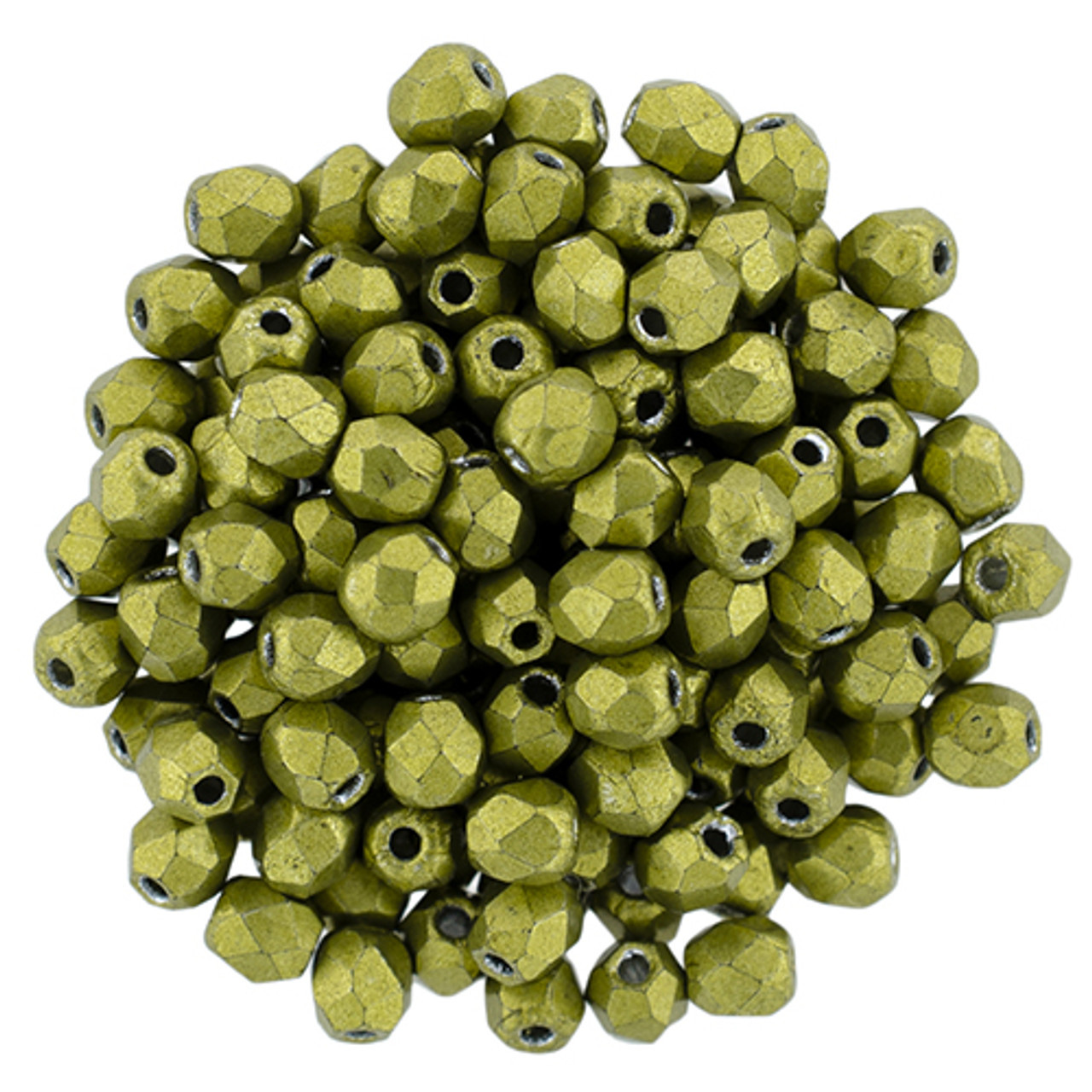 2mm 3mm 4mm Matellic Charms Czech Glass Beads for Jewelry Making