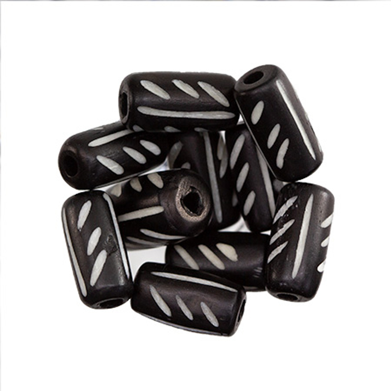 Crystal beads 12mm black beads 50pcs SZKRKU12002 - Manzuko