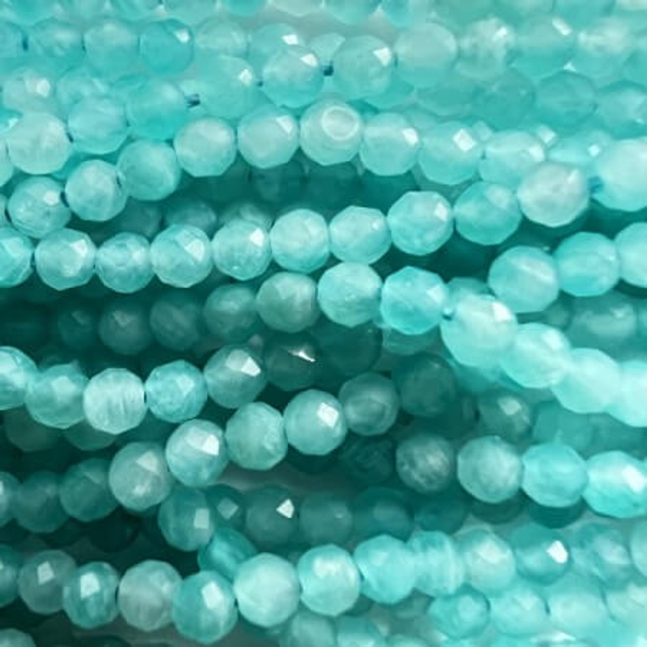 Faceted amazonite shop