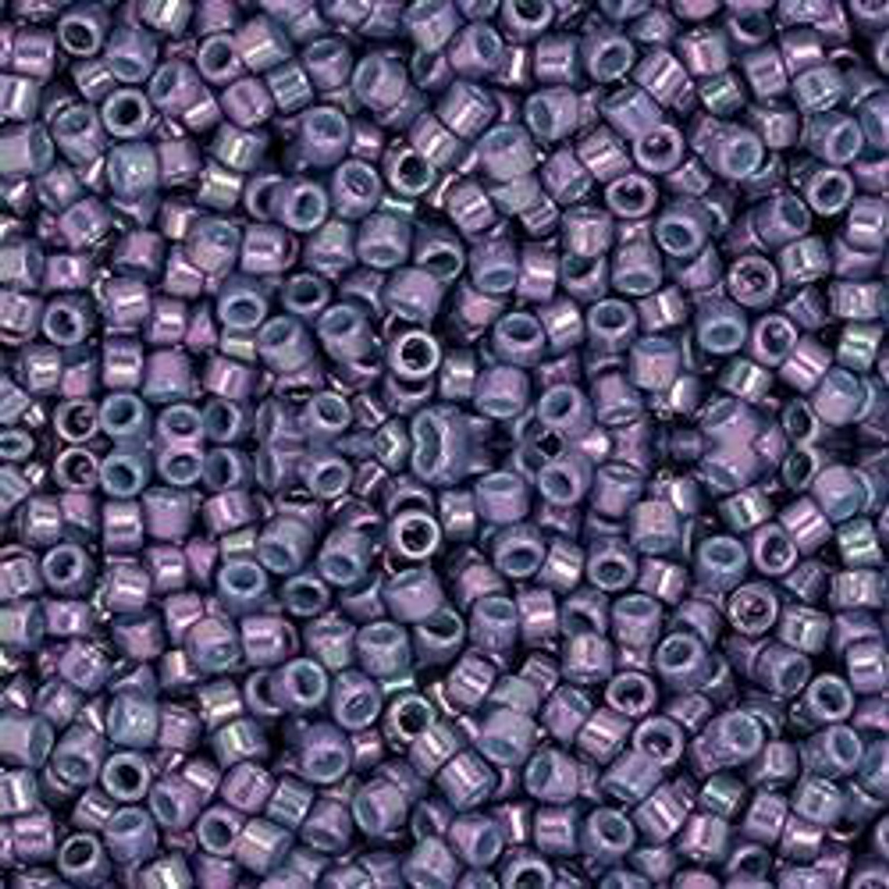11/0 Clear,Mixed Purple Lined Seed Beads-0630-76
