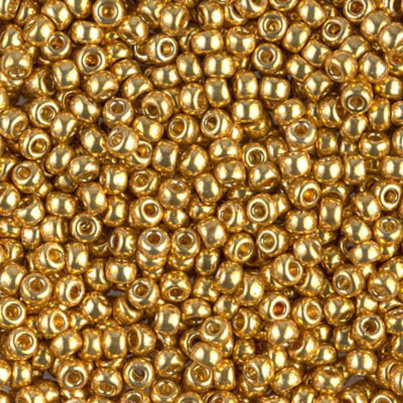 Miyuki ROUND 8/0 Seed Beads DURACOAT GALVANIZED GOLD (5 tube)