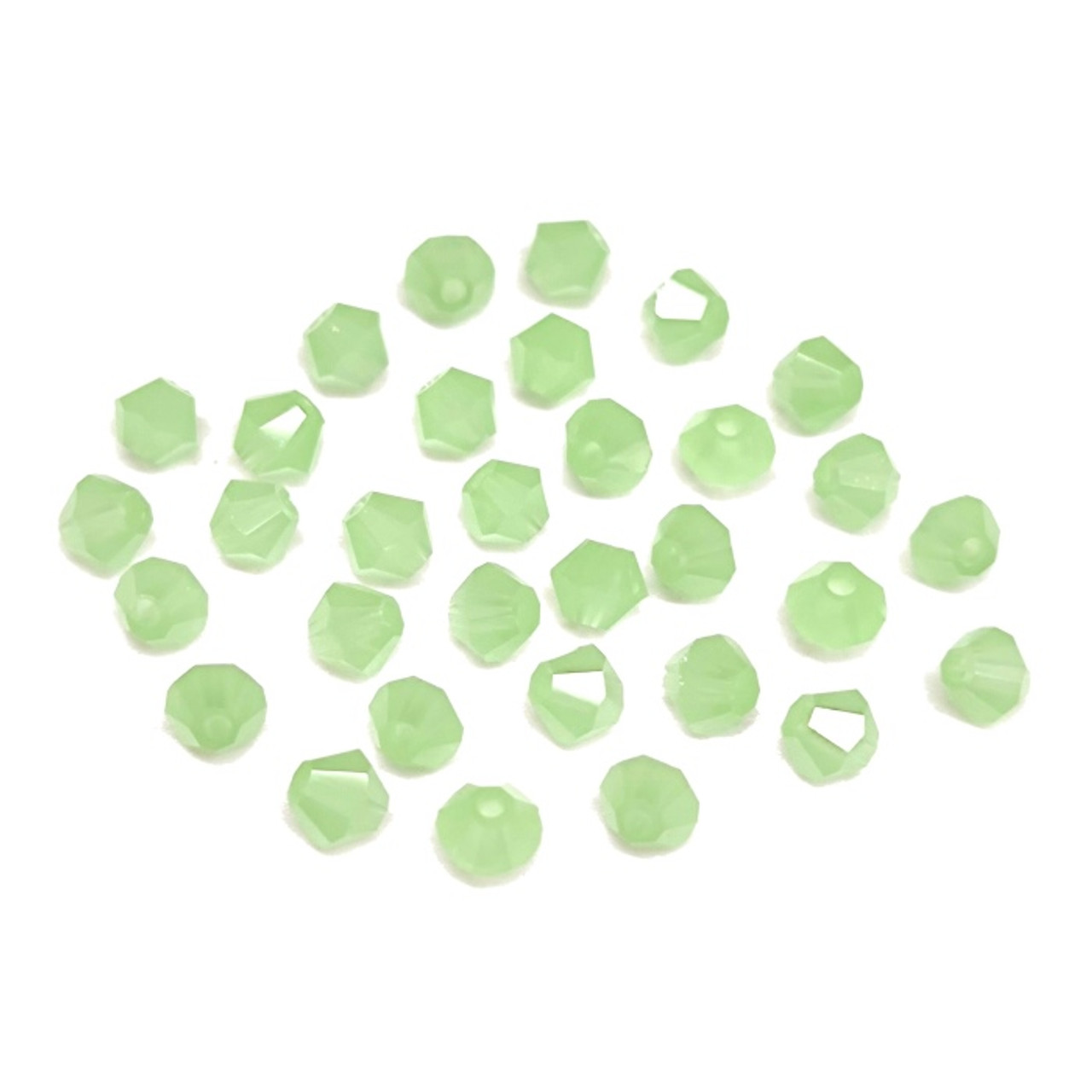 VOOMOLOVE Bulk 4mm green Seed Beads for Jewelry Making 110 grams