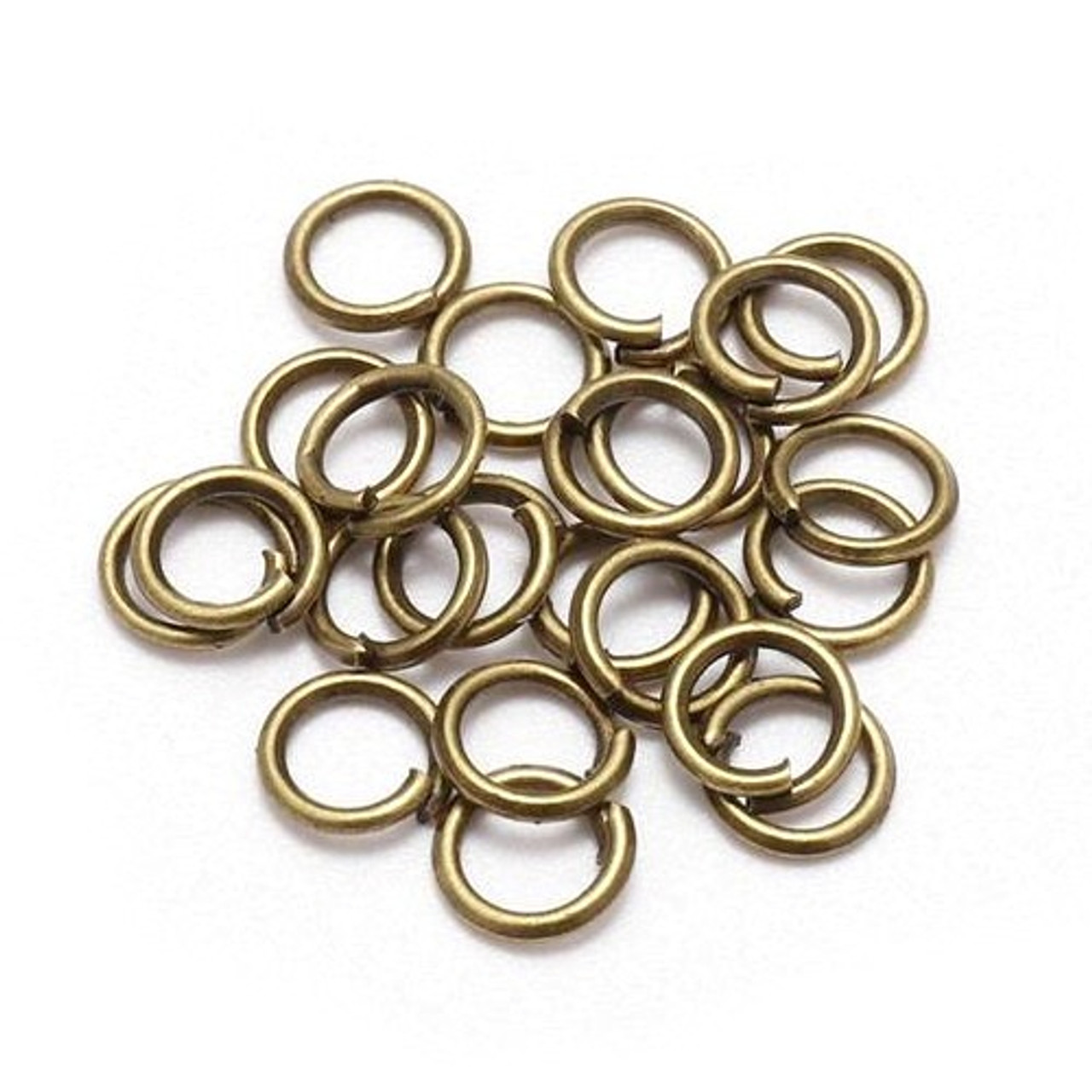 Eureka BASICS Jump Rings 5mm 21 Gauge ANTIQUE BRONZE