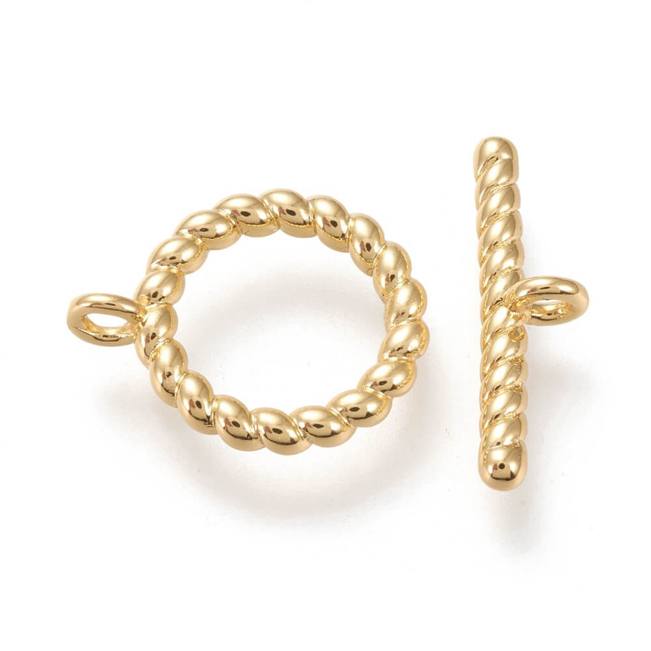 TOGGLE CLASP-Round 15mm -Gold Plated