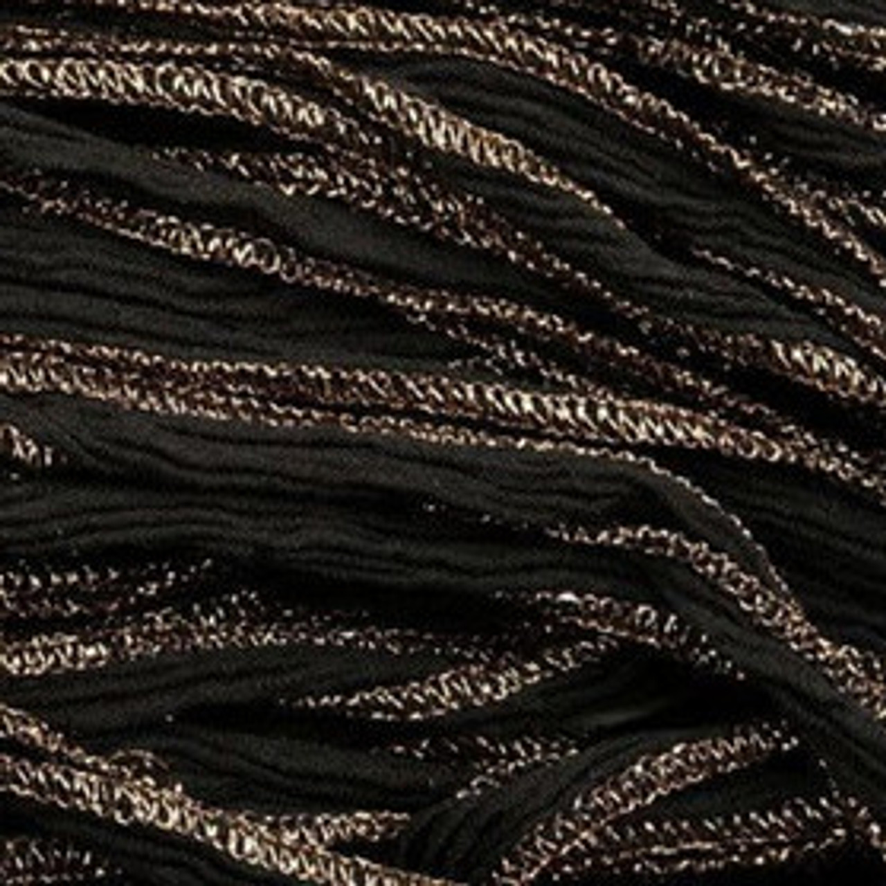 Hand-Dyed Silk Ribbon Black (32-36 Inches)