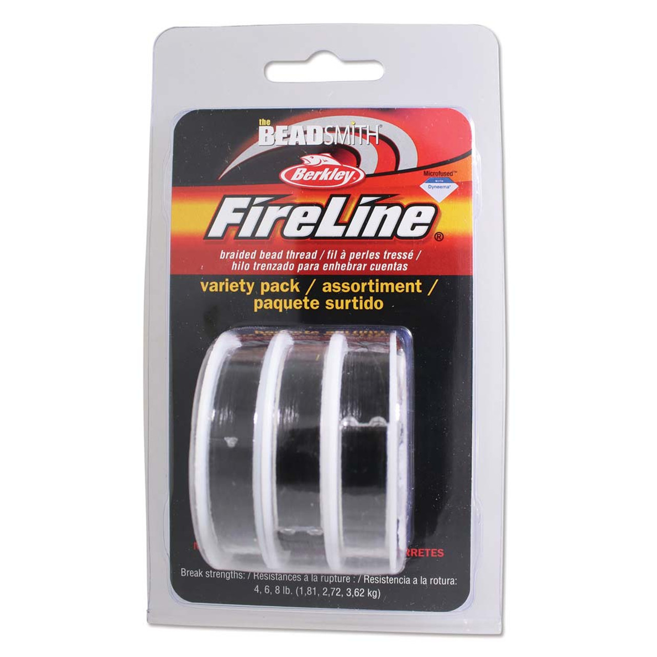 FireLine Beading Thread 6LB Crystal Smoke Black Beadsmith 15YD 50 125  yard/spool 