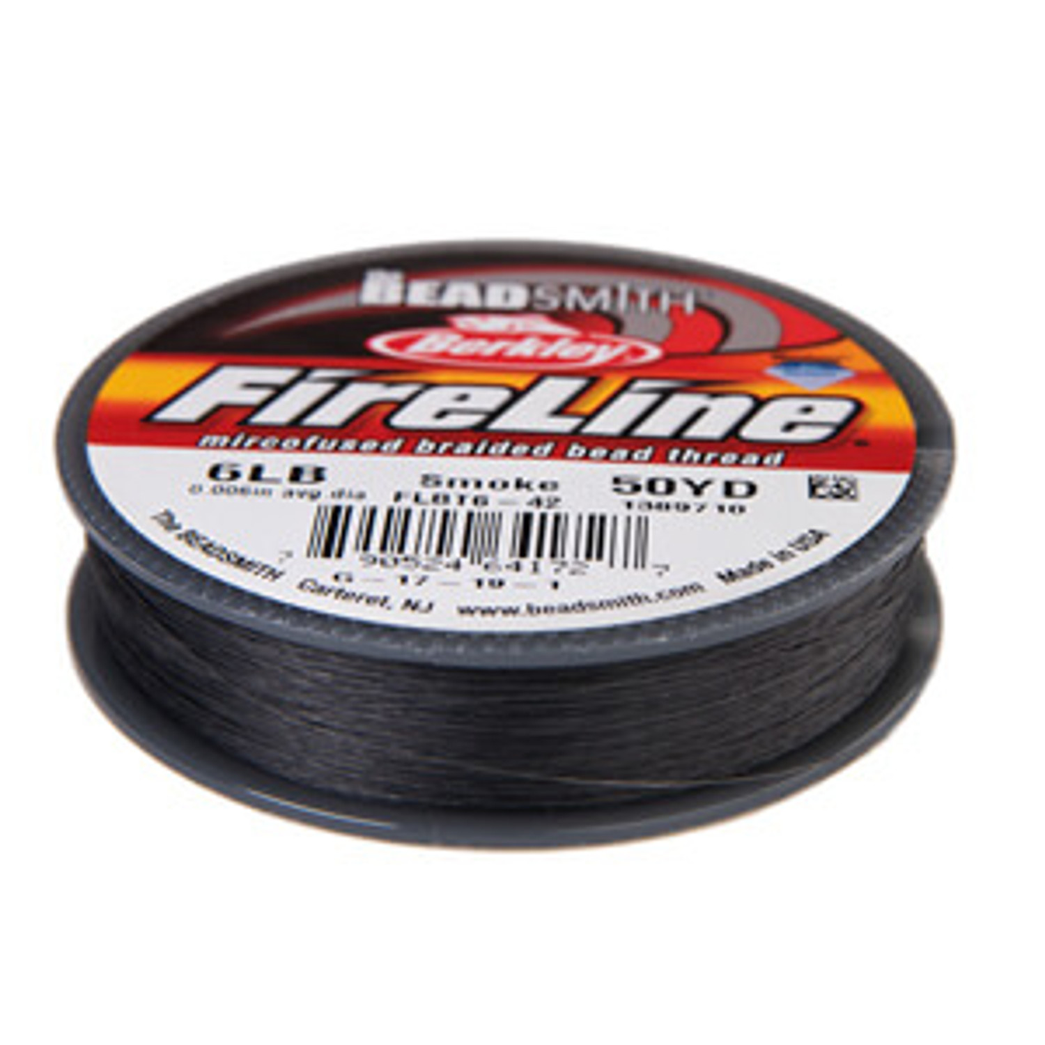 FireLine SMOKE GREY 6LB Size D 0.006 diameter (50yards) - Eureka