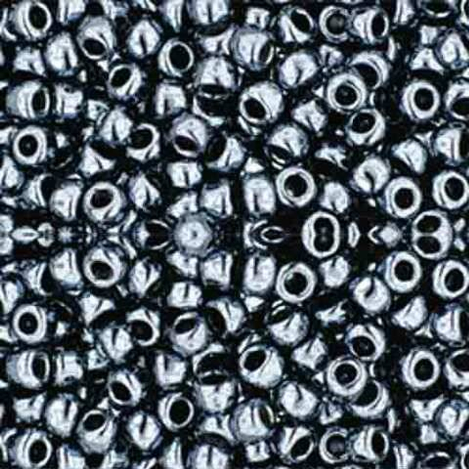 Toho Round Seed Beads SIZE-8 #81 METALLIC HEMATITE