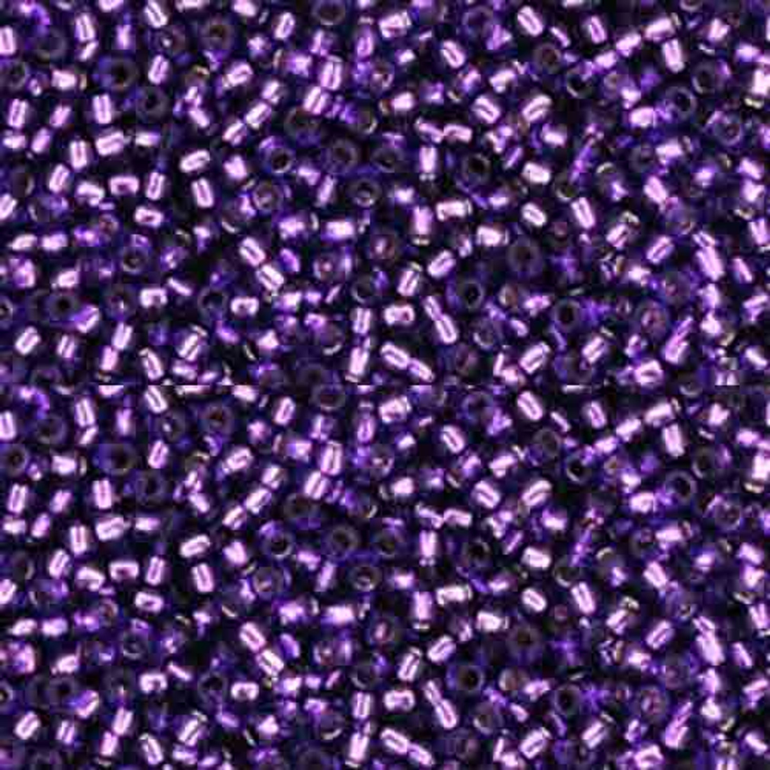 Toho ROUND 15/0 Seed Beads SILVER LINED PURPLE (2.5