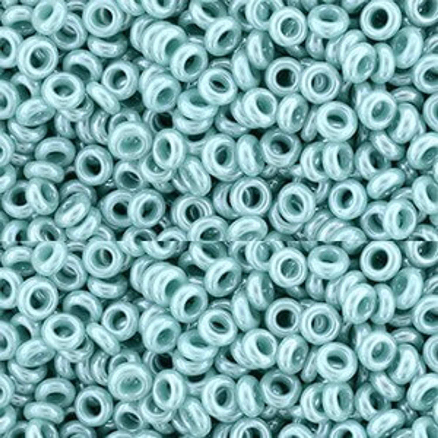 Toho Demi Seed Beads 8/0 #132 OPAQUE LUSTERED TURQUOISE