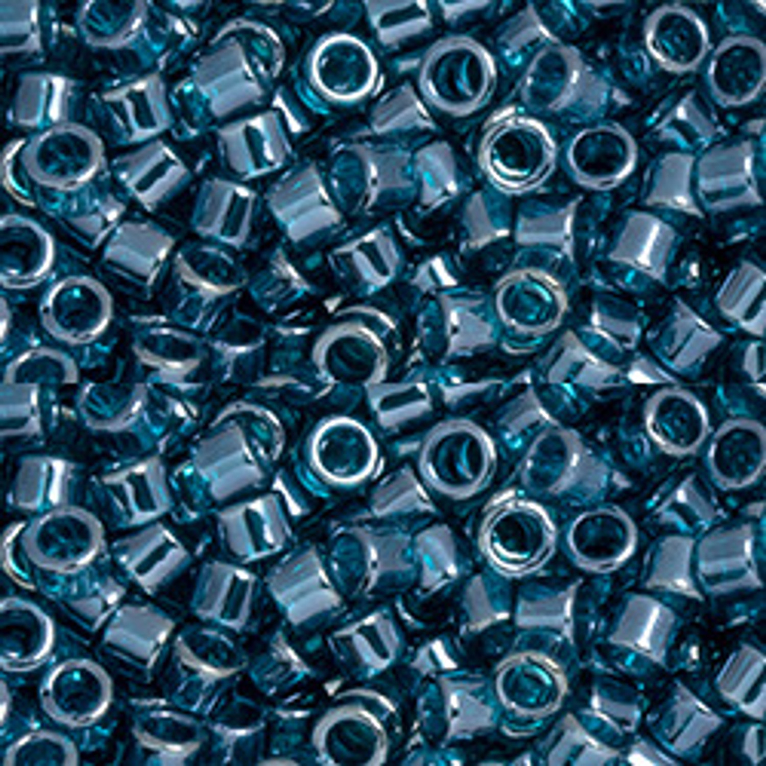 TOHO Aiko Seed Beads SIZE-11 #108BD TRANSPARENT TEAL LUSTER