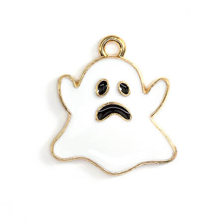 Spooky Ghost Halloween Charm