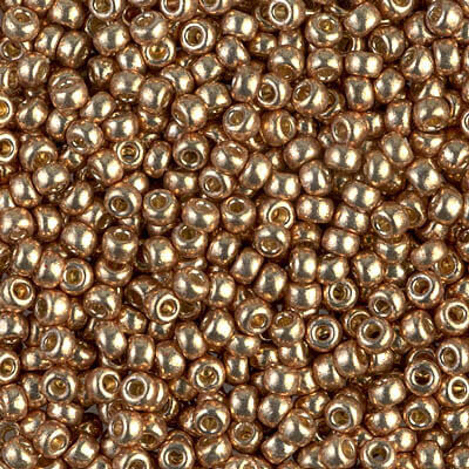 Miyuki ROUND 8/0 Seed Beads DURACOAT GALVANIZED CHAMPAGNE | Eureka 