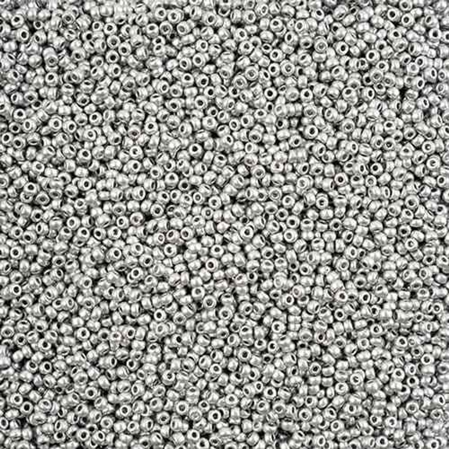 MIKESUKE　11枚 Miyuki ROUND 11/0 Seed Beads ALUMINIUM SILVER