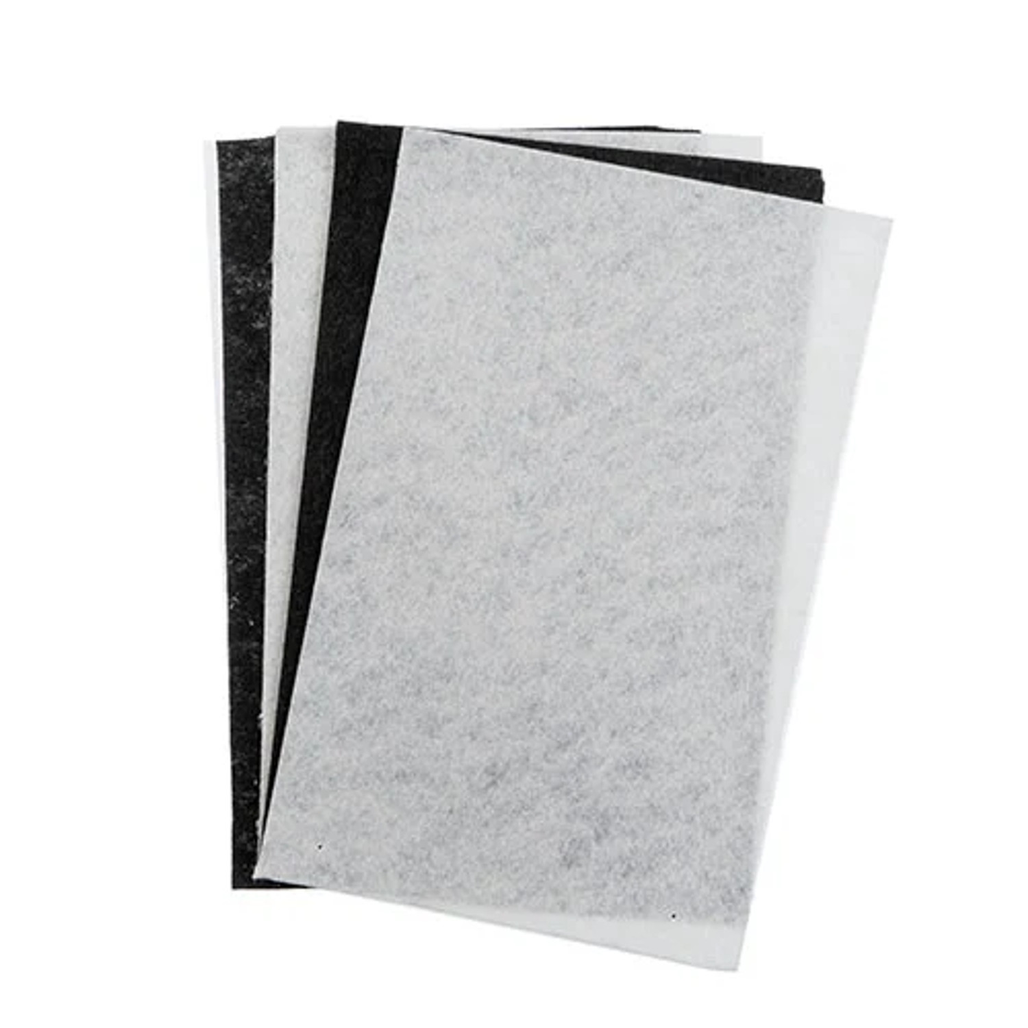 GoodFelt BEADING FOUNDATION 1.5mm 5"x8" BLACK & WHITE