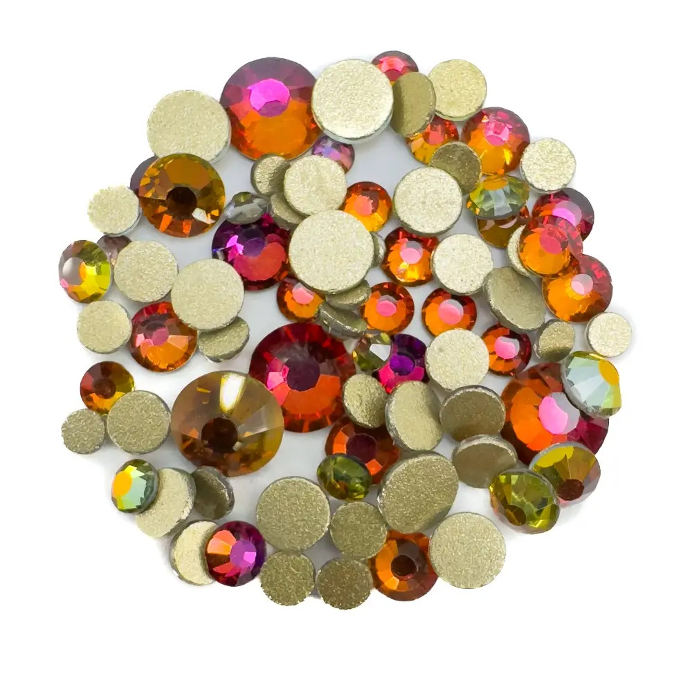 Krakovski Flat Back Rhinestones CRYSTAL VOLCANO Assorted SS4-SS20