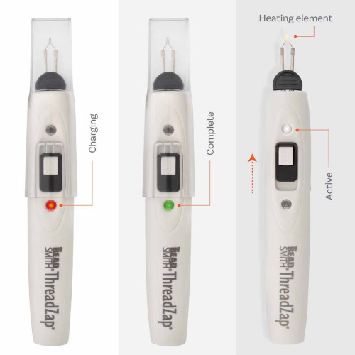 THREAD BURNER Rechargeable with USB Cord and Tip by Beadsmith
