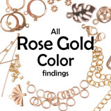 All Rose Gold Color Findings