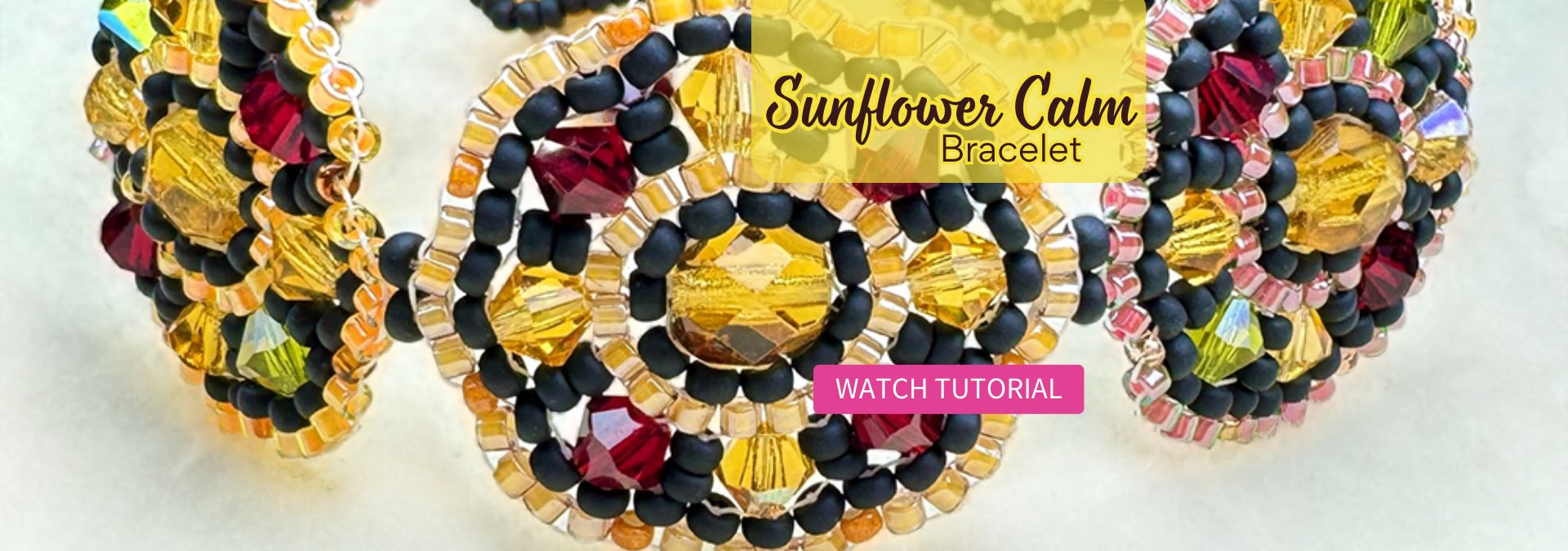 Learn to make a stained-glass-look bracelet inspired by the new collection! Free tutorial!