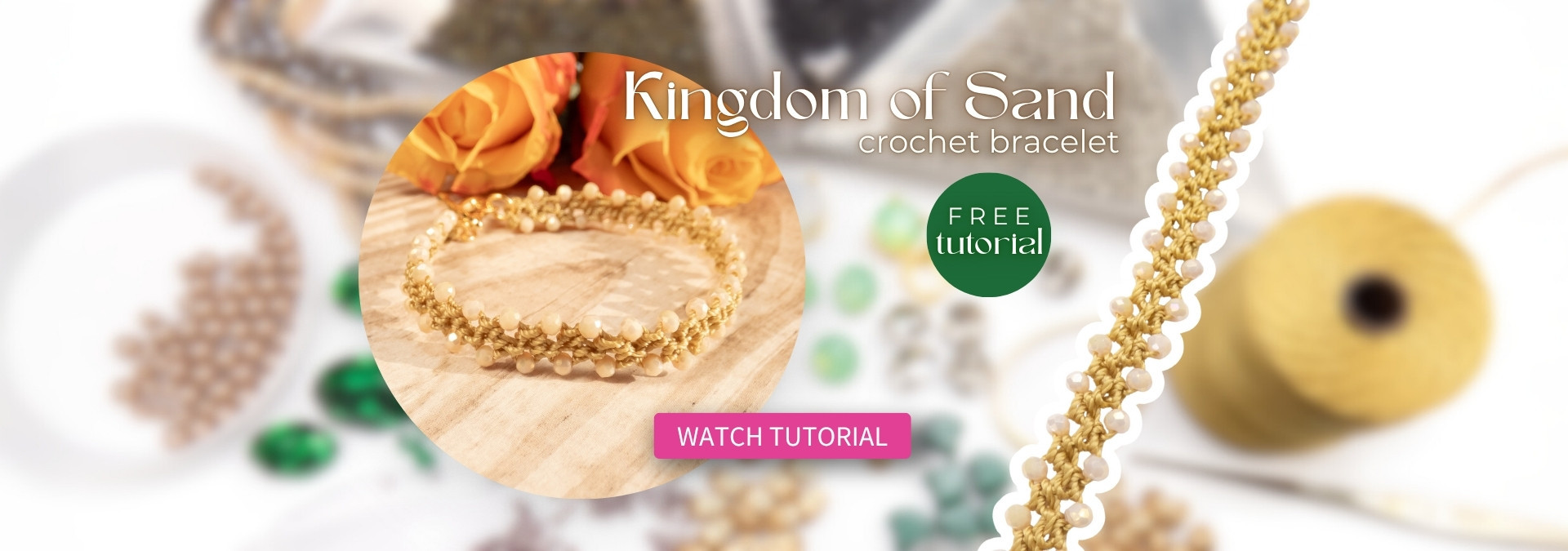 Learn how to crochet a zig-zag bracelet!