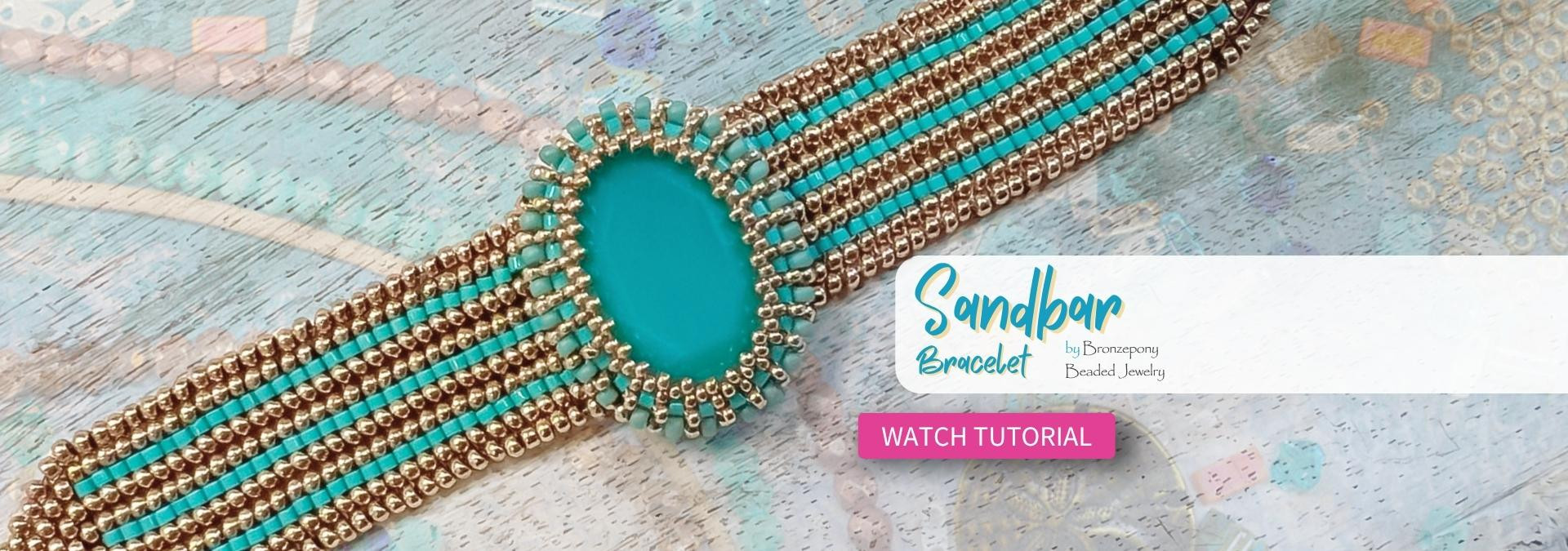 Learn how to make Bronzepony's Sandbar bracelet!