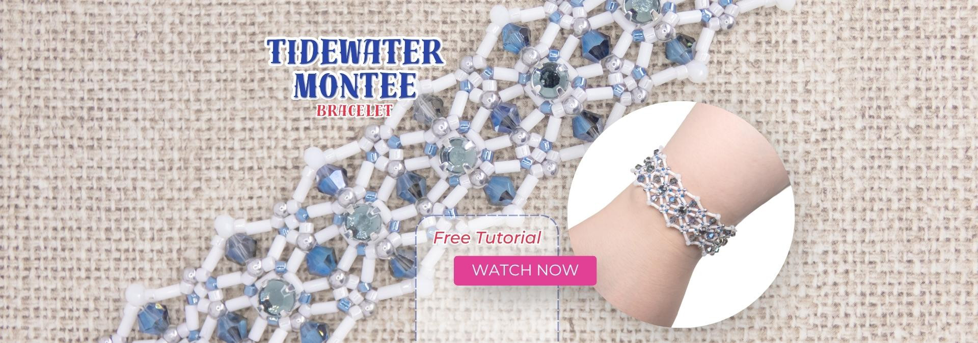 Learn how to make the Tidewater Montee bracelet!