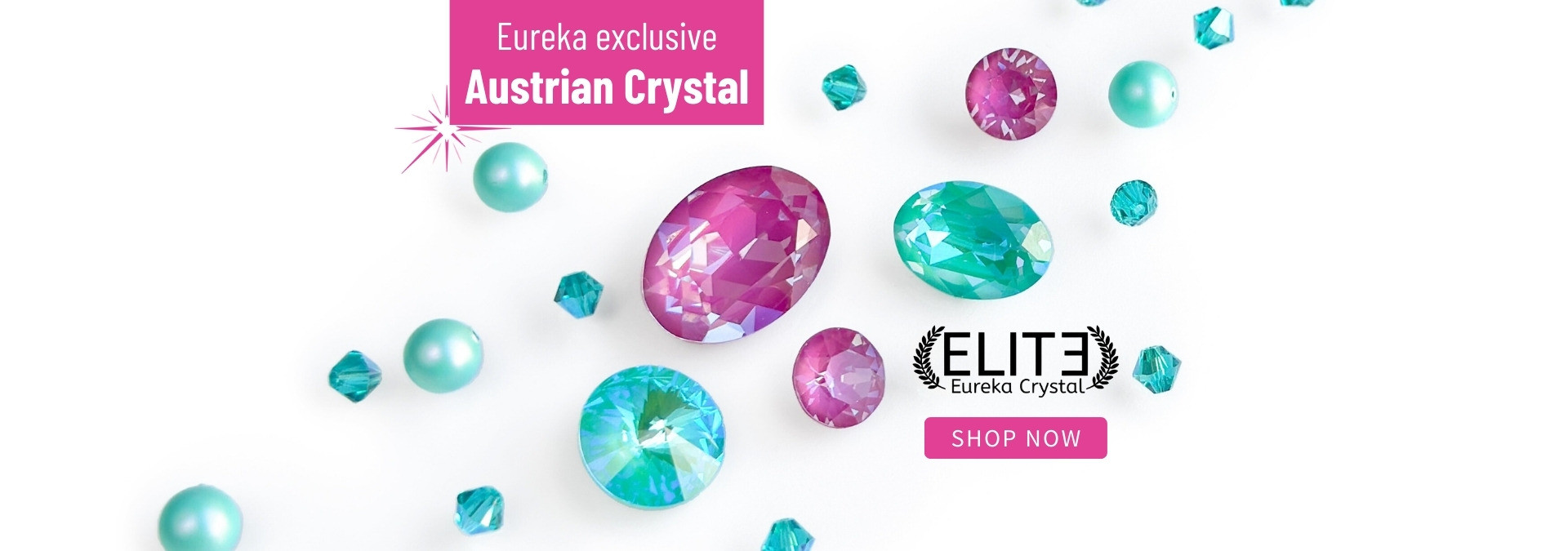ELITE Eureka Crystal Beads - exclusive Austrian Crystal