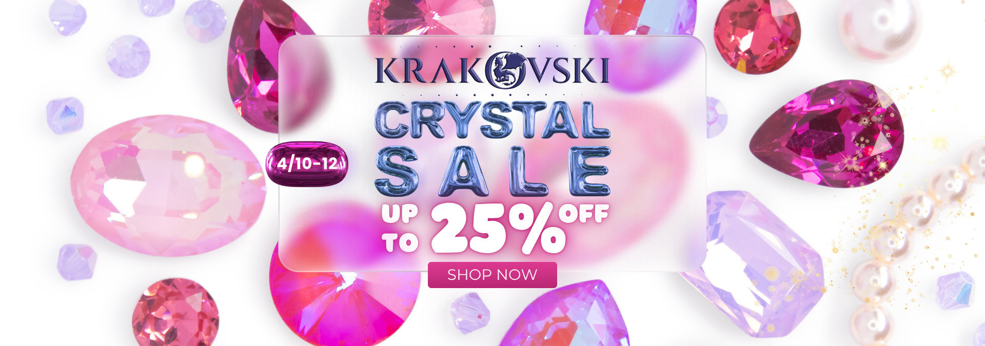 Krakovski Crystal sale up to 25% off!