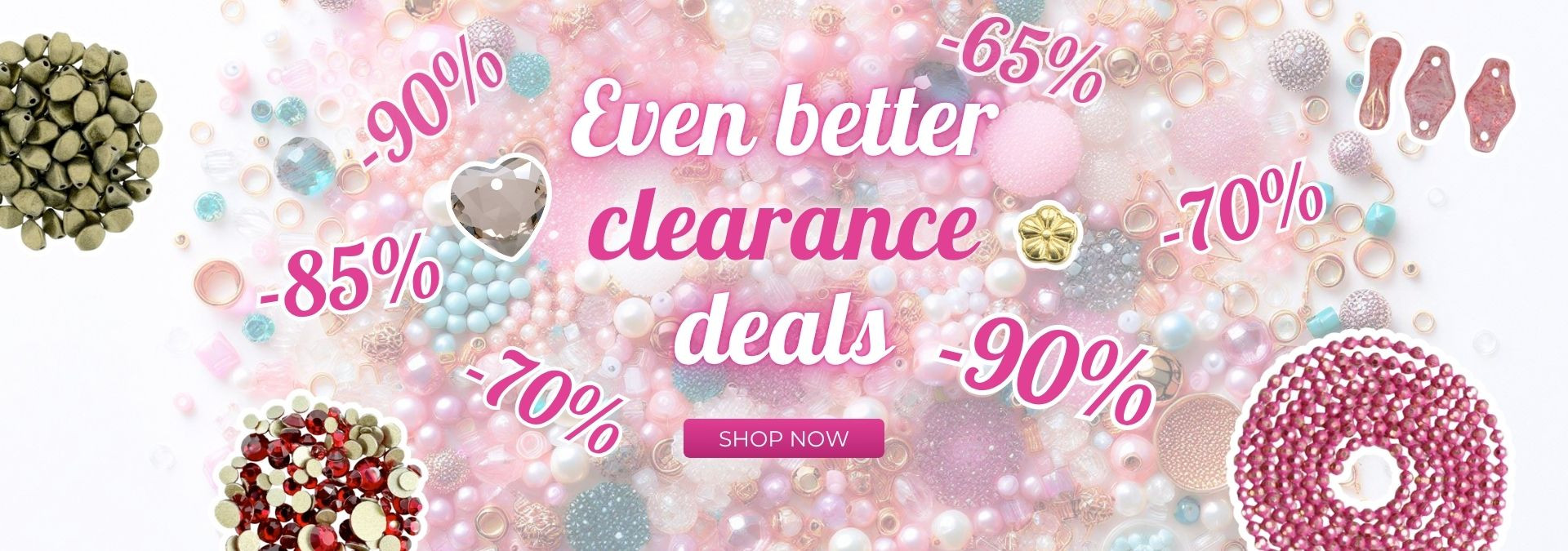 Clearance Deals up to 90% off. Limited time offer.