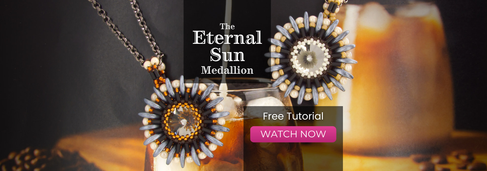 Eternal Sun Medallion Pendant Free Tutorial