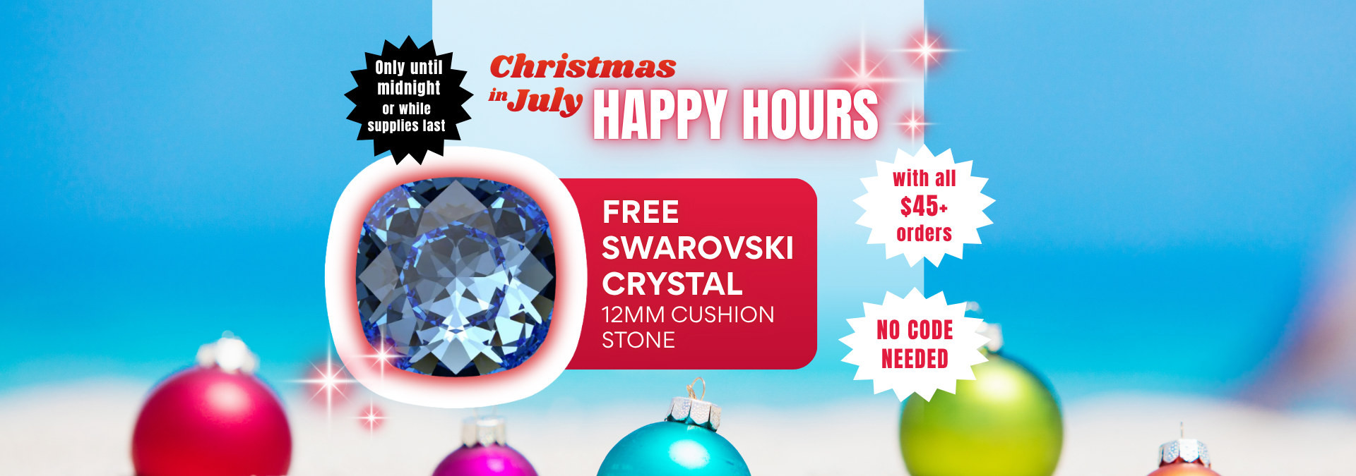 Christmas in July Happy Hours!