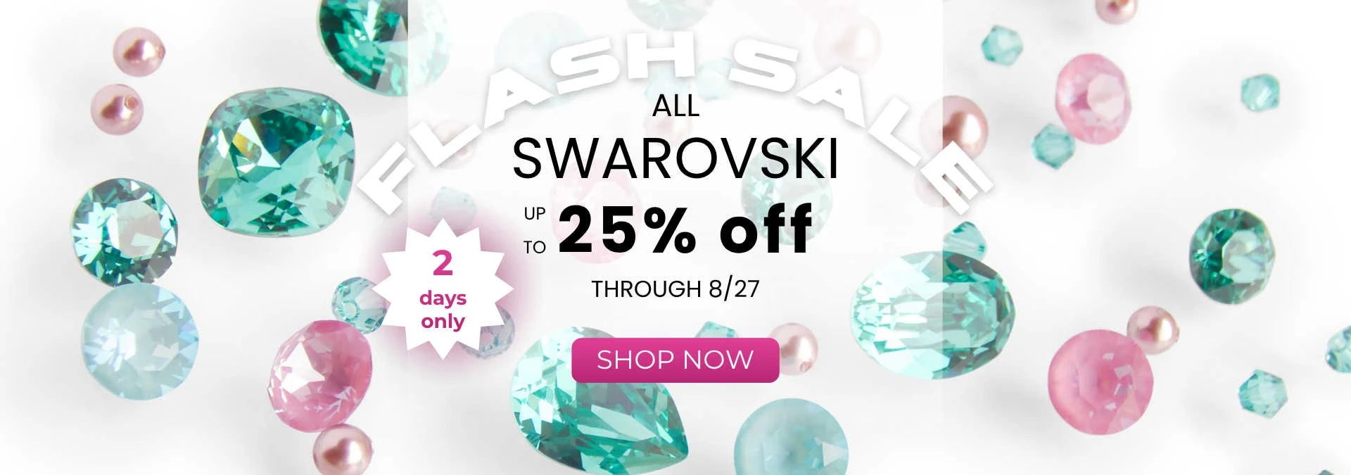 Swarovski Crystals up to 25% off at Eureka