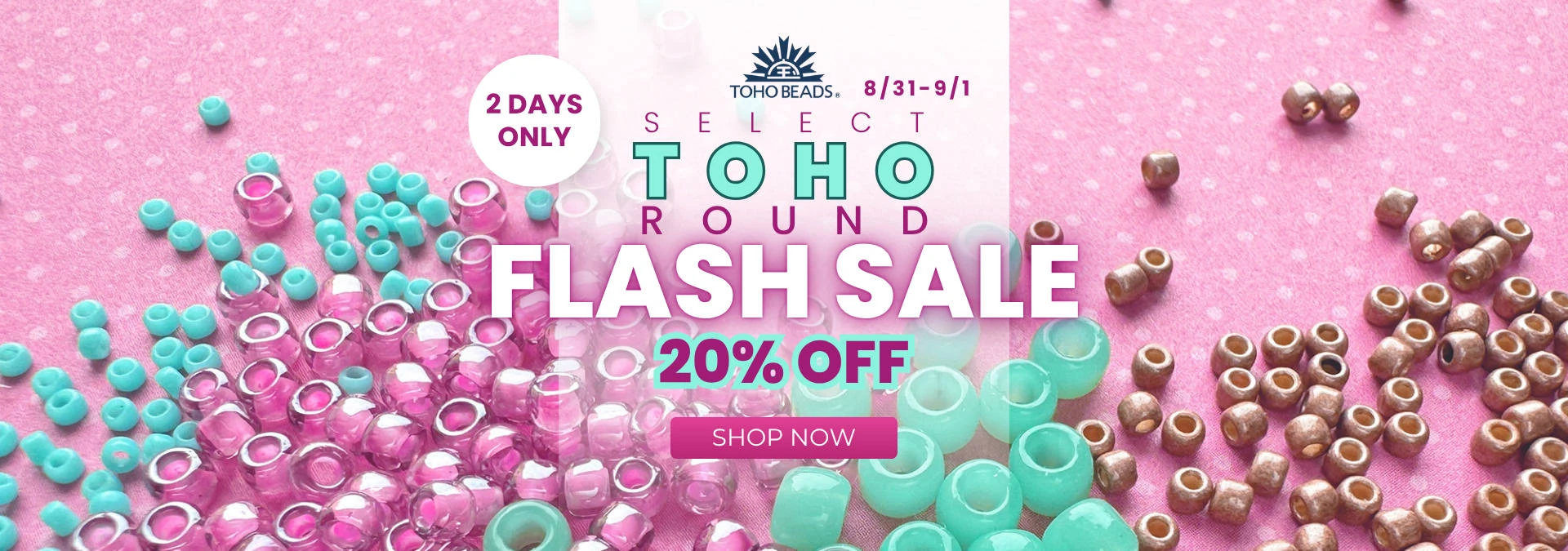 Select Toho Round Flash Sale. 20% off.