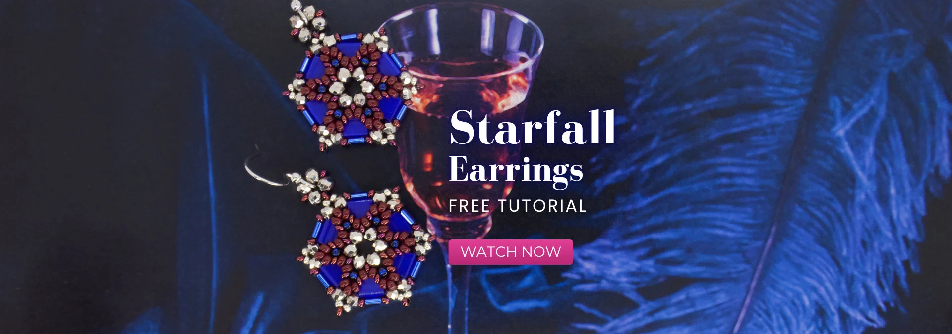 Make the Starfall Earrings w/ Tila beads!