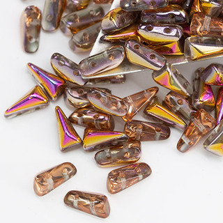 Vexolo Crystal Sunset-2-Hole Beads | Eureka Crystal Beads