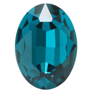 Krakovski Crystal Oval Stone 13x18mm BLUE ZIRCON