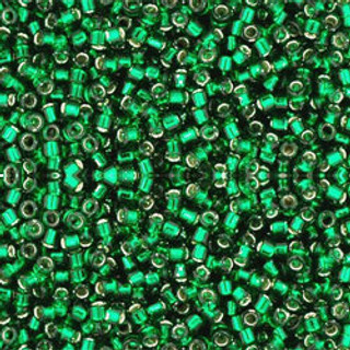 新品　THE SHISHIKUI Pierce II / MOSS GREEN Toho Aiko Seed Beads, 11/0 #509 'High-Metallic Purple-Green