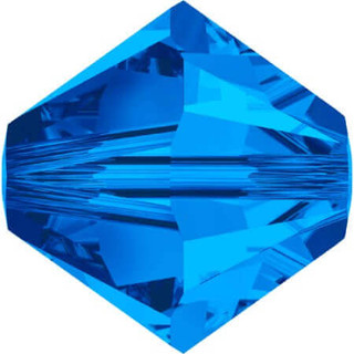 Swarovski Crystal Bicone Beads 3mm SAPPHIRE 5328 (Pack of 24)