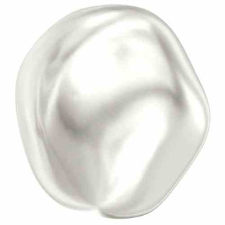 Swarovski Crystal Pearl 8mm Baroque Round WHITE 5841