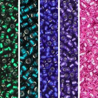 Silver-Lined Cools Toho Size 11 Color Mixes | Eureka Crystal