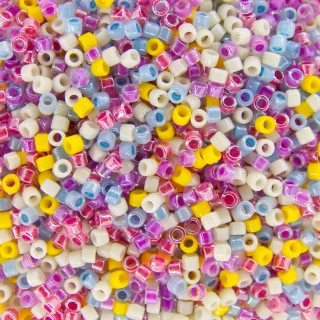 Miyuki DELICA 11/0 Seed Beads HONEYMEADOW MIX (10&nbsp;grams bag)