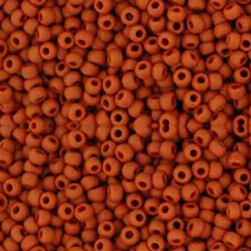 SIZE-11 #46LF FROSTED OPAQUE TERRACOTTA Toho BEADS